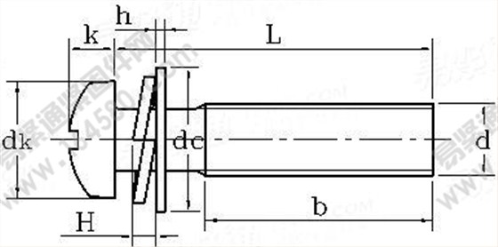 GB /T 9074.8-1988 十字槽小盤頭螺釘、平墊和彈墊組合執(zhí)行標準